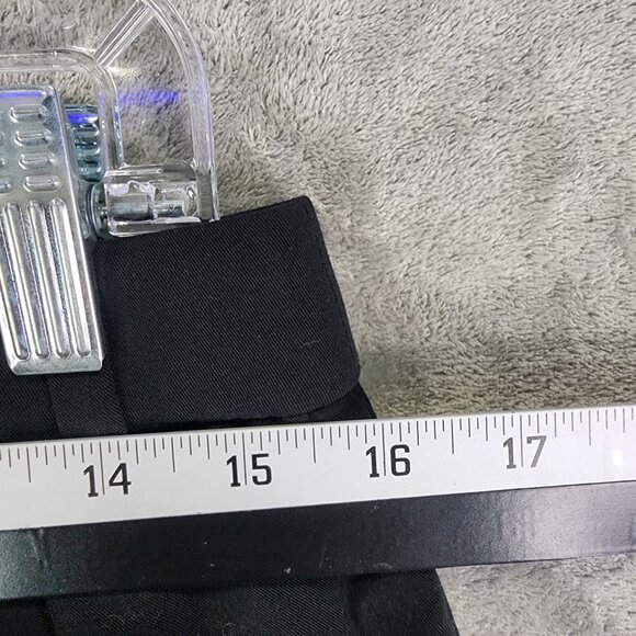 Womens Black Merona Dress Pants Fit 1 Mid Rise Polyester Blend Stretch Size 8 - Picture 6 of 9